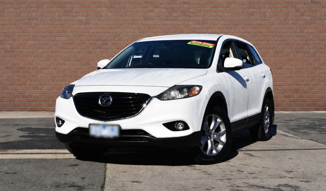 Image of a 2015 Mazda CX-9 MY14 Classic (FWD) White 6 Speed Auto Activematic Wagon