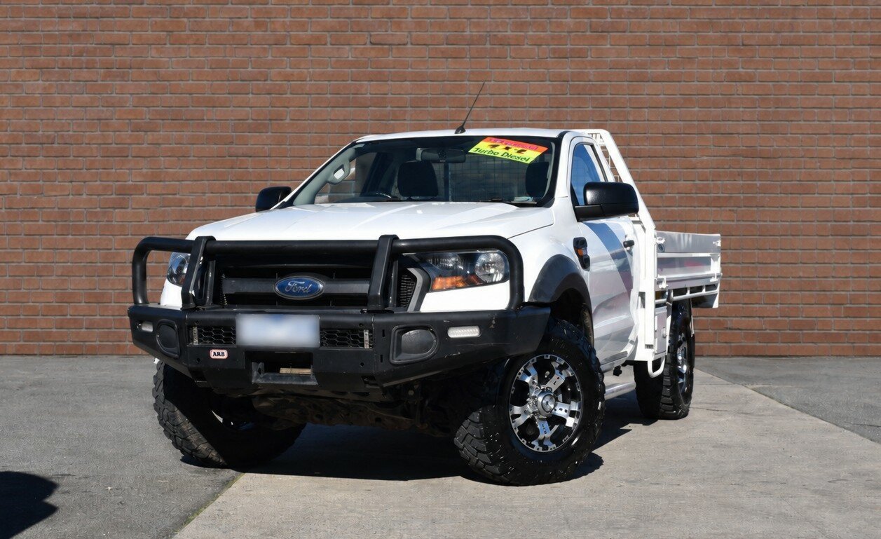 Image of a 2016 Ford Ranger PX MkII XL 3.2 (4x4) White 6 Speed Manual Cab Chassis