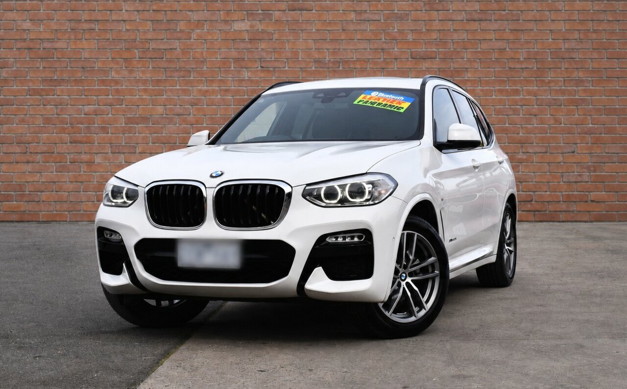 Image of a 2018 BMW X3 G01 xDrive20d M Sport White 8 Speed Automatic Wagon