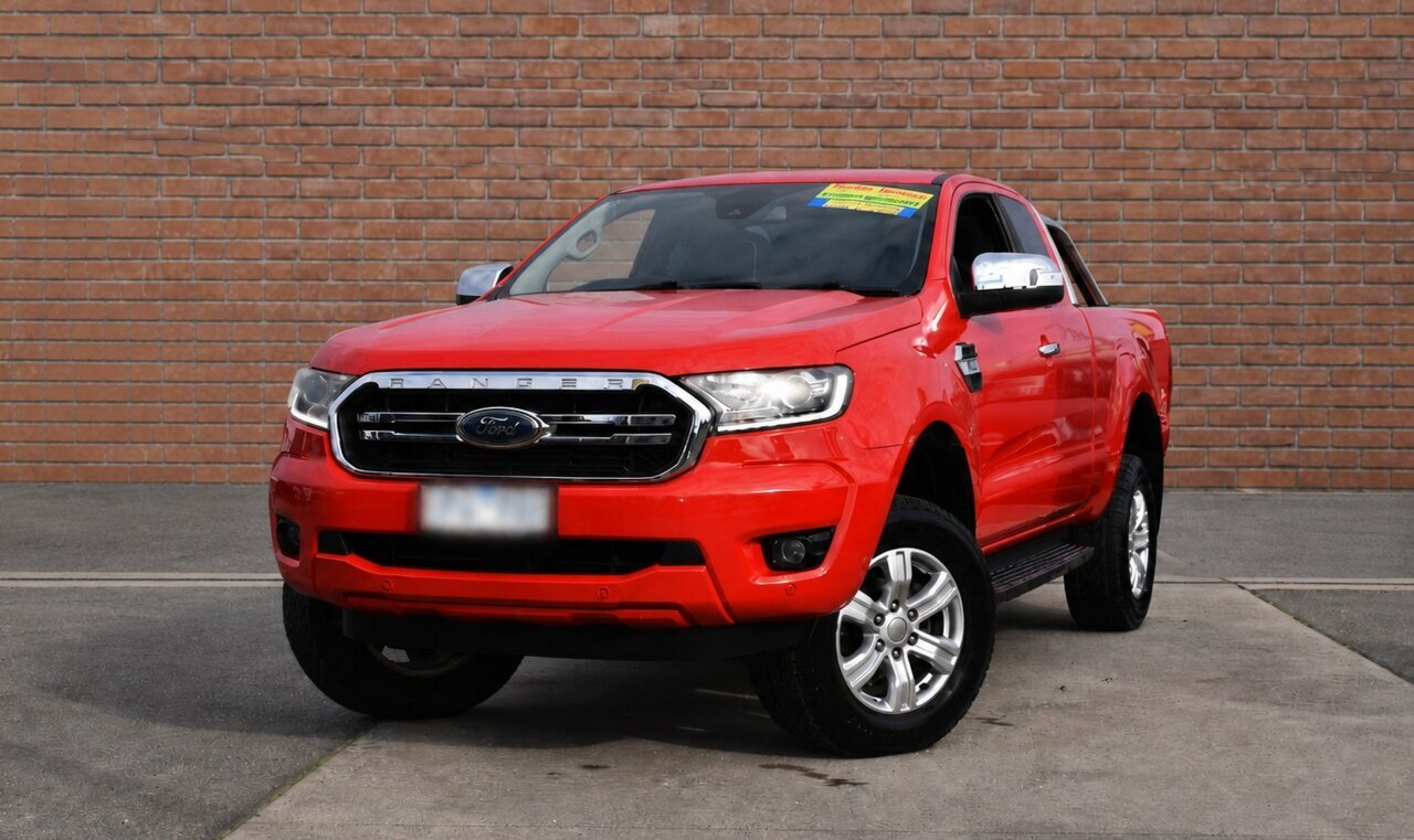 Image of a 2019 Ford Ranger PX MkIII MY19 XLT 3.2 (4x4) Red 6 Speed Automatic Super Cab Utility