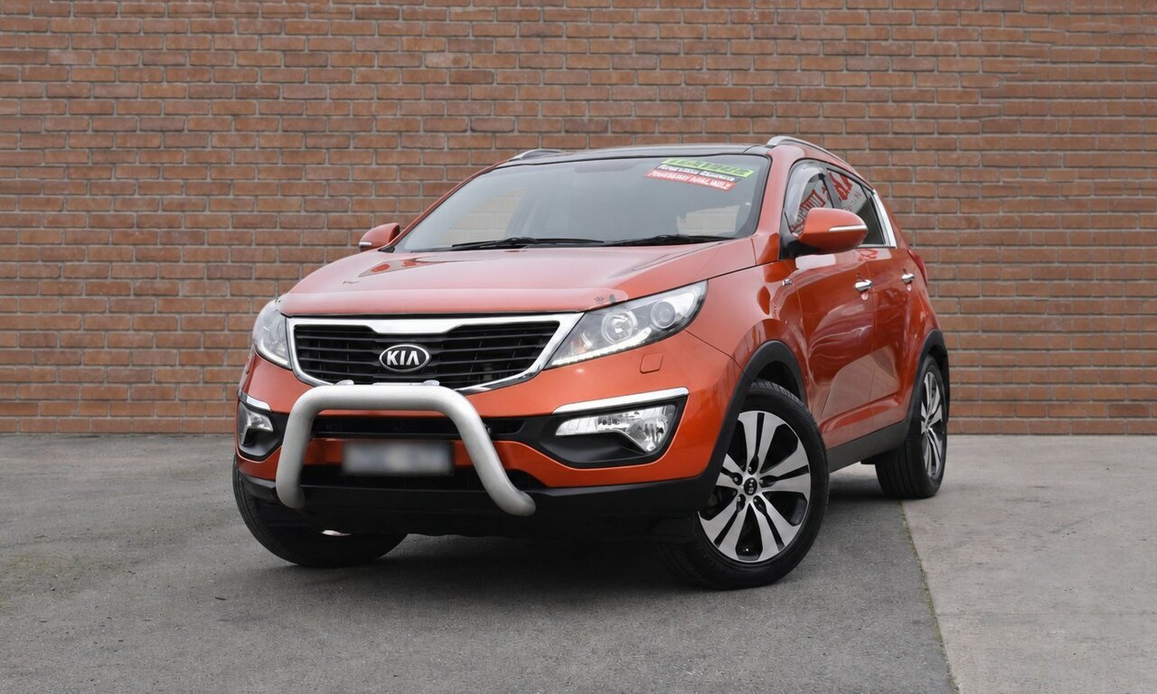 Image of a 2013 Kia Sportage SL Series 2 Platinum (AWD) Orange 6 Speed Automatic Wagon