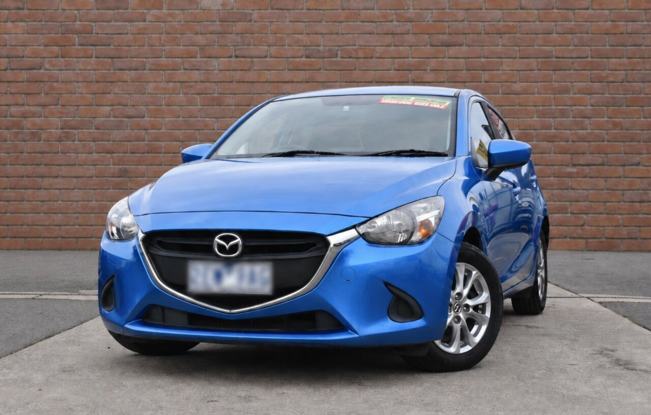 Image of a 2016 Mazda 2 DJ MY16 Maxx Blue 6 Speed Automatic Hatchback