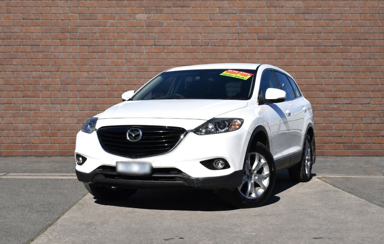 Image of a 2014 Mazda CX-9 Series 5 MY24 Classic White Wagon