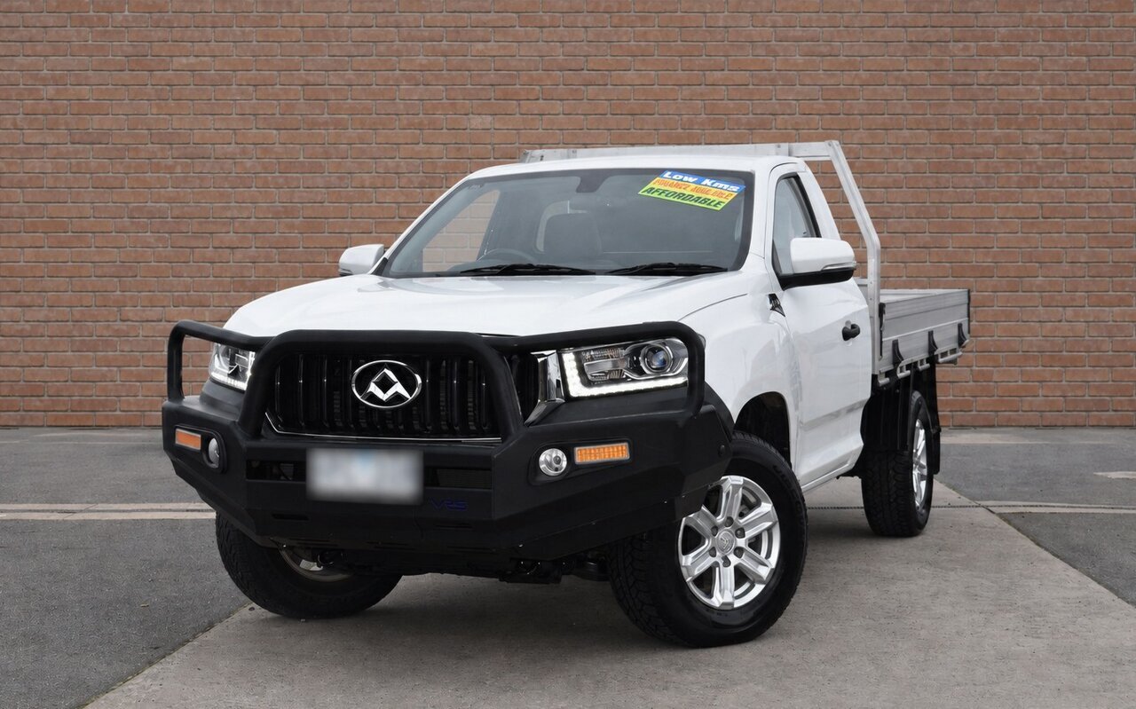Image of a 2019 LDV T60 SK8C 4WD Cab Chassis White 6 Speed Manual Cab Chassis