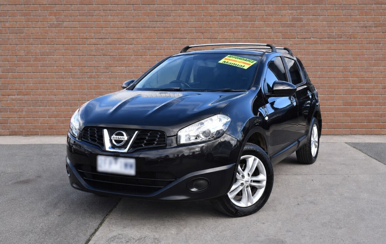 Image of a 2013 Nissan Dualis J10 MY13 ST (4x2) Black 6 Speed Manual Wagon