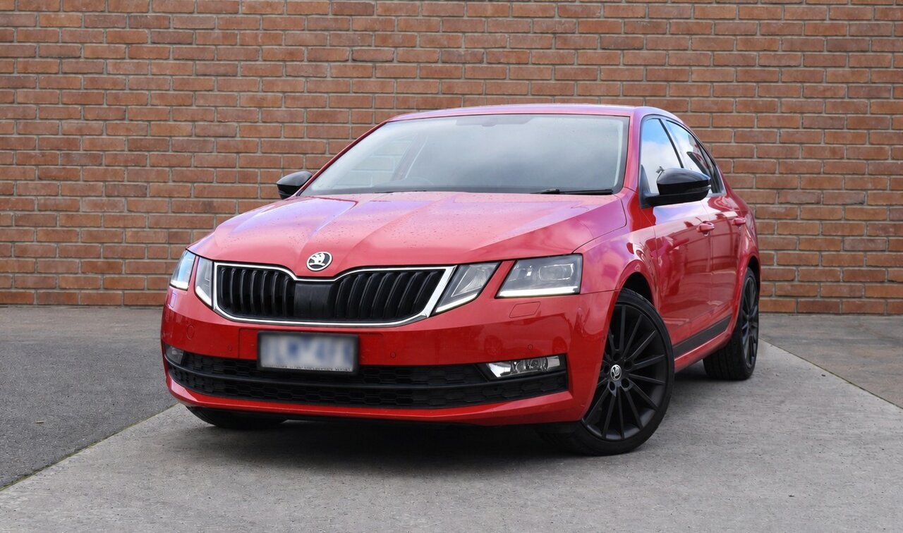 Image of a 2017 Skoda Octavia NE MY18 110 TSI Sport Red 7 Speed Auto Direct Shift Sedan