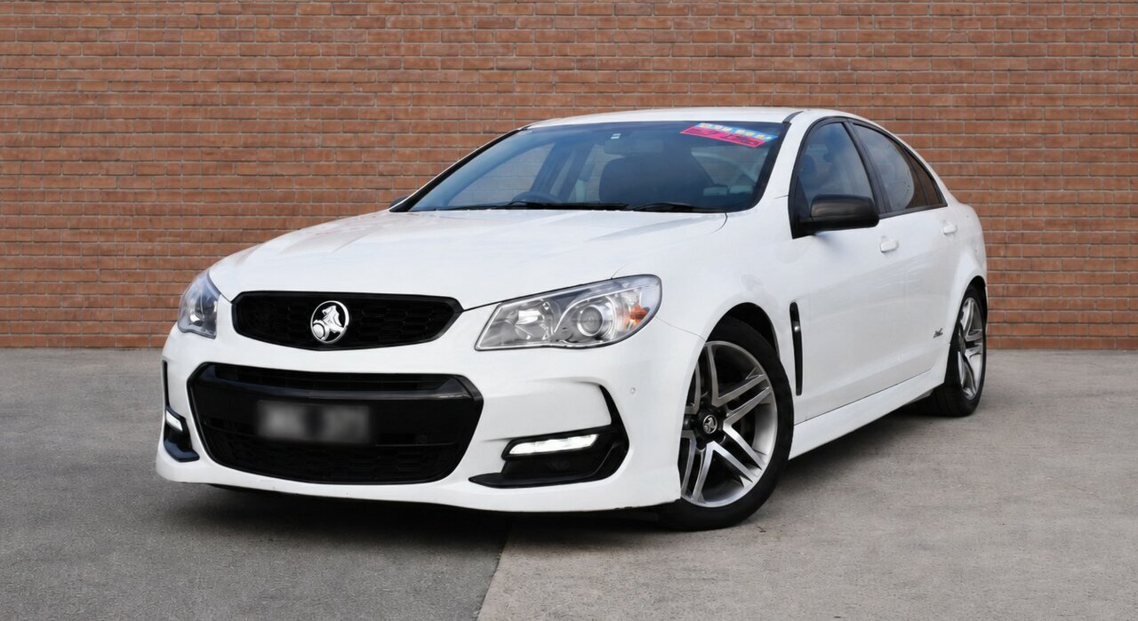 Image of a 2016 Holden Commodore Vfii MY16 SV6 Black Edition White 6 Speed Automatic Sedan