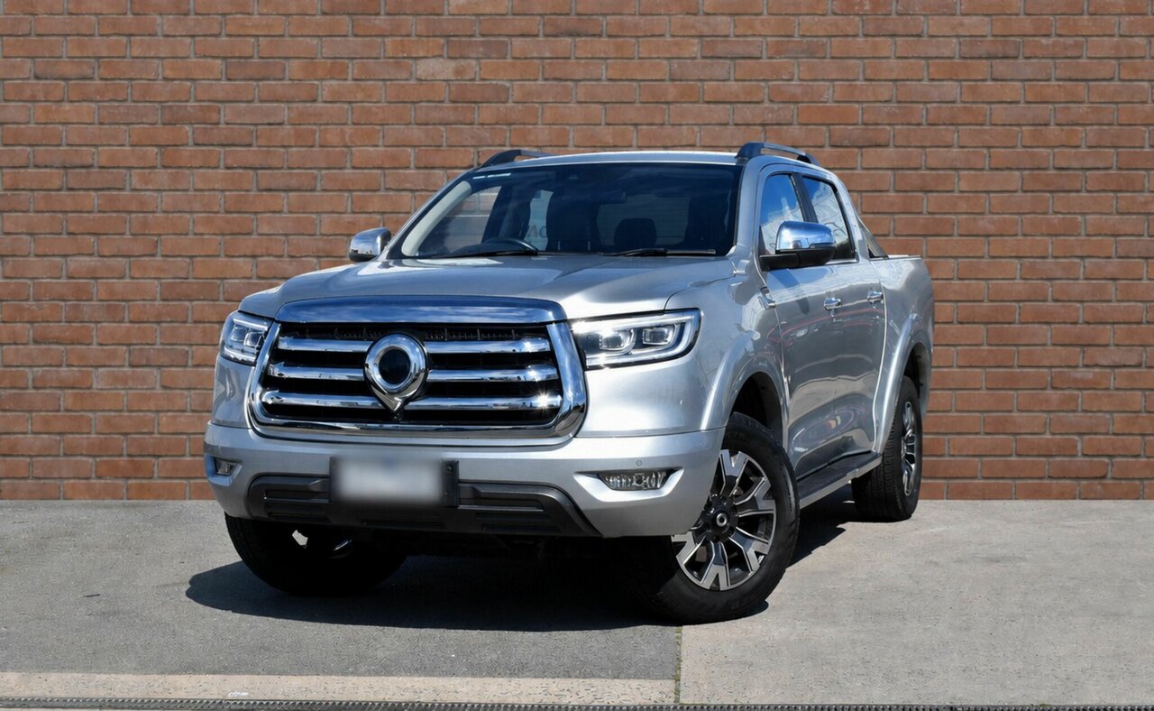 Image of a 2023 GWM Ute Cannon-X (4x4) Silver 8 Speed Automatic Dual Cab Utility